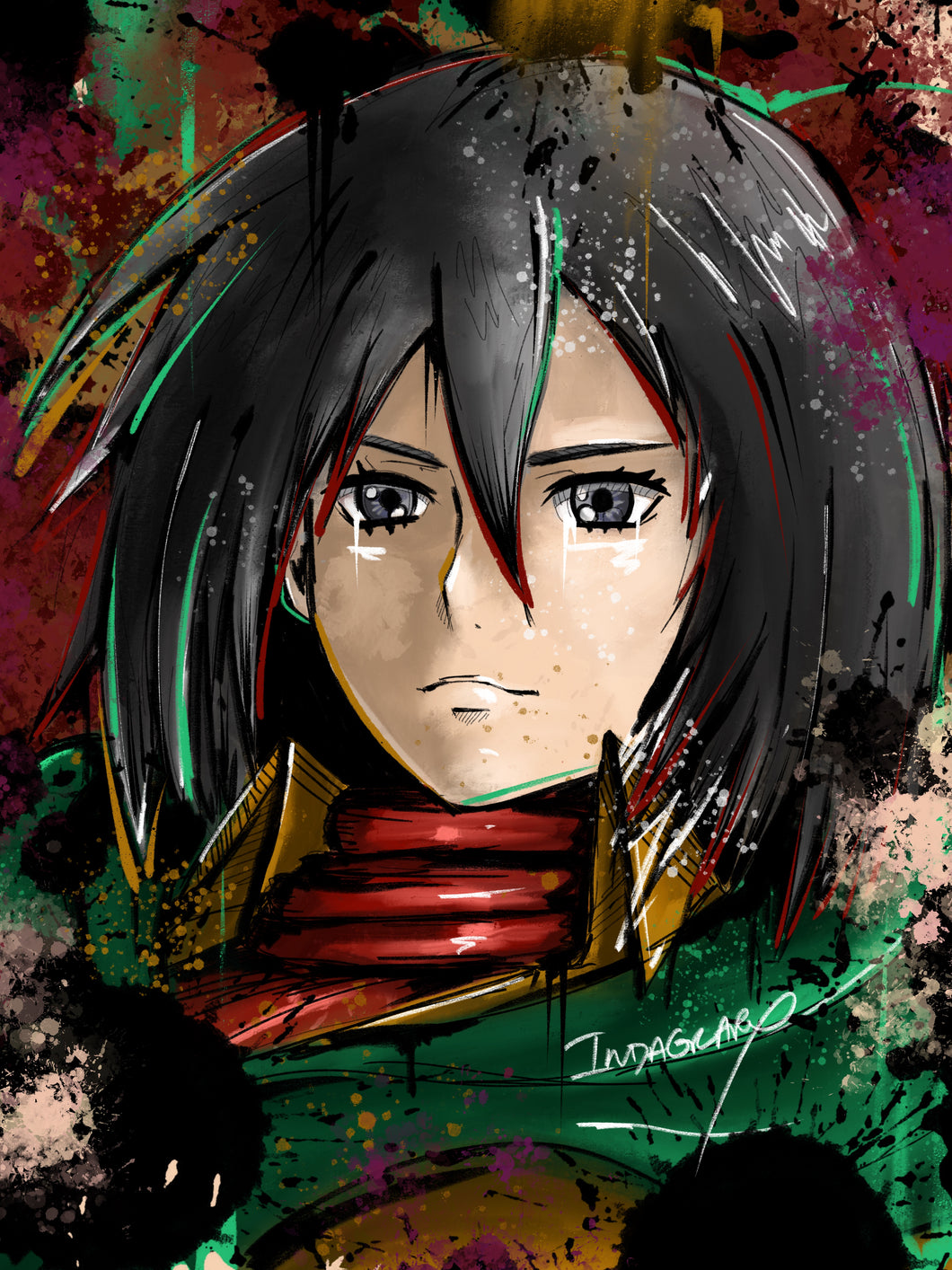 Print 30x40 cm Mikasa