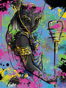 Tableau Rigide Bastet Egyptix 100 cm x 75 cm